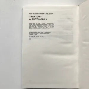 Traktory a automobily, Oldřich Bureš, kolektiv autorů