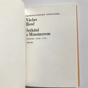 Setkání s Minotaurem (Lyrika 1963-1967), Václav Renč