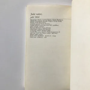 Jaká radost, jaké štěstí, Jan Burian, Ludvík Štěpán, Libuše Nováková, Zdeněk Rosenbaum, Jaroslav Čejka, Václav Suchý