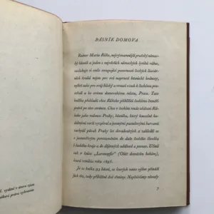 Můj domov, Rainer Maria Rilke