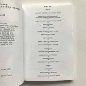 Závěť Edvarda Beneše a osudy jeho archivu, Věra Olivová