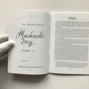 Evropská krize 1938 (Pět projevů), Edvard Beneš