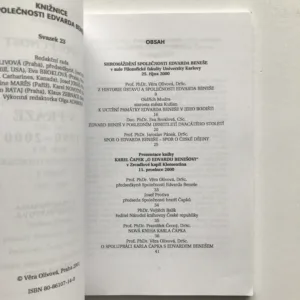 Společnost Edvarda Beneše v Praze 1990-2000, Věra Olivová