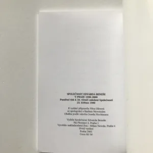 Společnost Edvarda Beneše v Praze 1990-2000, Věra Olivová