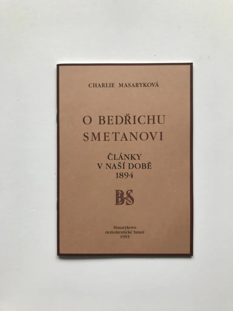 O Bedřichu Smetanovi, Charlotta G. Masaryková