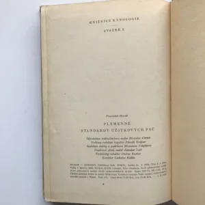 Plemenné standardy užitkových psů, František Horák