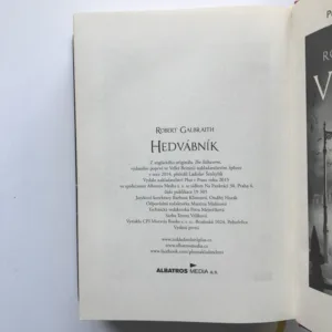 Hedvábník, Robert Galbraith