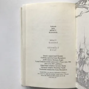 Osamělý rváč, Miloš V. Kratochvíl