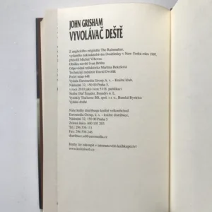 Vyvolávač deště, John Grisham