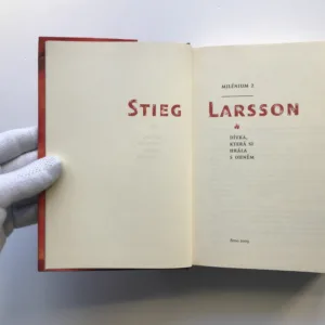 Dívka, která si hrála s ohněm, Stieg Larsson