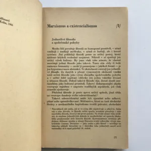Marxismus a existencialismus, Jean Paul Sartre