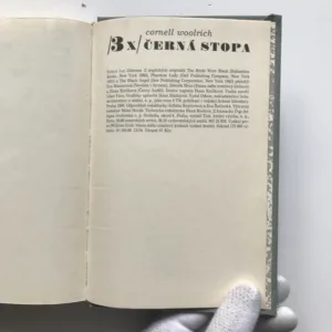 Třikrát Černá stopa, Cornell Woolrich