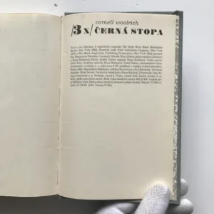 Třikrát Černá stopa, Cornell Woolrich