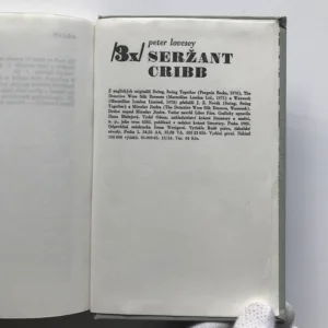 Třikrát seržant Cribb, Peter Lovesey