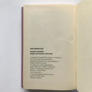 Císařova tabatěrka / Případ ustavičných sebevražd, John Dickson Carr