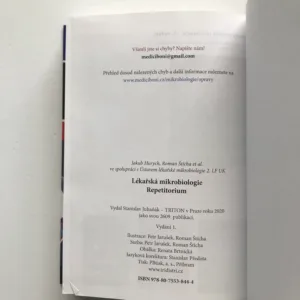 Lékařská mikrobiologie – Repetitorium, Jakub Hurych, Roman Štícha, kolektiv autorů