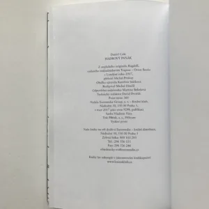 Hadrový panák, Daniel Cole