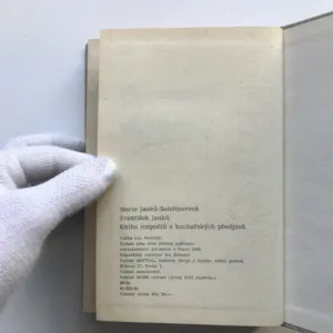 Kniha rozpočtů a kuchařských předpisů, Marie Sandtnerová, František Janků