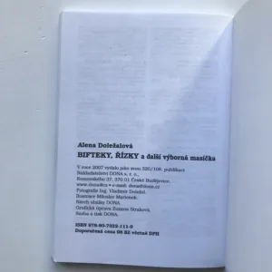 Bifteky, řízky a další výborná masíčka, Alena Doležalová