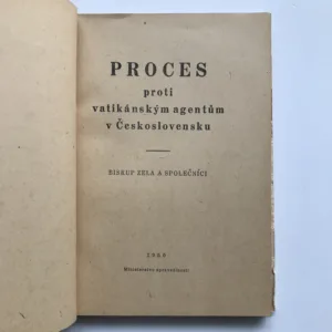 Proces proti vatikánským agentům v Československu, Orbis, Ministerstvo spravedlnosti