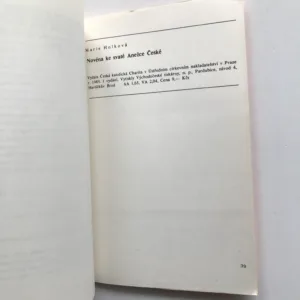 Novéna ke svaté Anežce České, Marie Holková