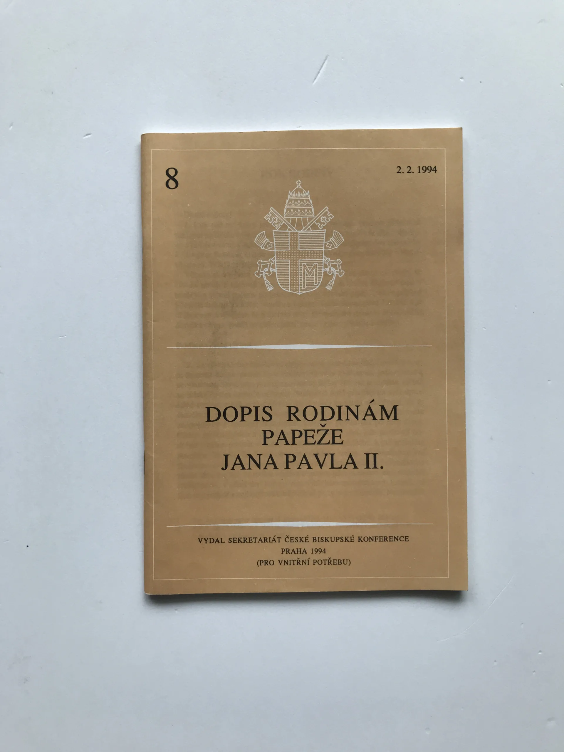 Dopis rodinám papeže Jana Pavla II. , Jan Pavel II.