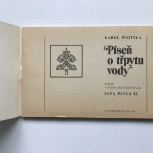 Píseň o třpytu vody (Verše a scénická meditace Jana Pavla II.), Jan Pavel II., Karol Wojtyla