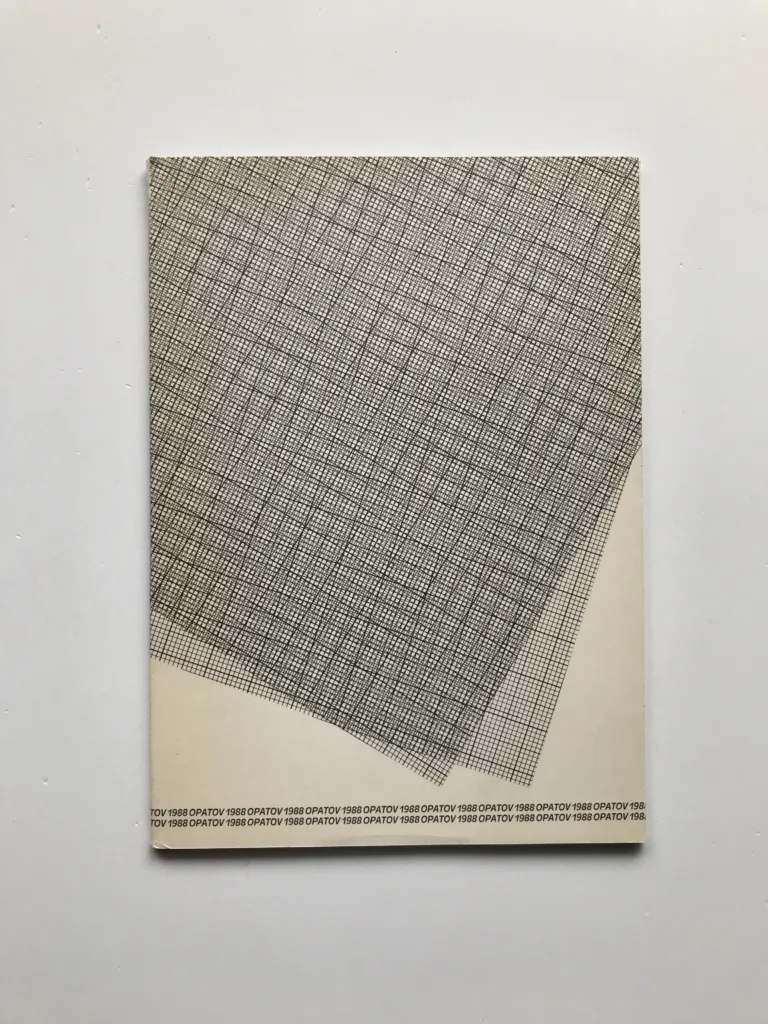 Opatov 1988 (katalog), Ladislav Novák, Jiří Schmidt, Viktor Pivovarov, Milan Knížák, Petr Pavlík, Tomáš Švéda, Kurt Gebauer, Stanislav Diviš, Dana Chatrná, Jozef Jankovič, Jiří Beránek, Jiří Načeradský, Jiří Valoch, Tomáš Ruller