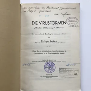 Die Virusformen (Filtrierbare Infektionserreger, Ultravirus), Franz Lucksch
