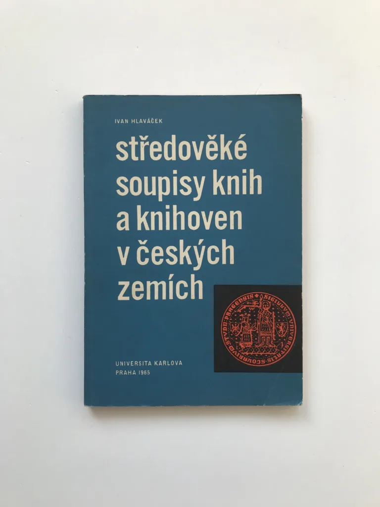 Středověké soupisy knih a knihoven v českých zemích, Ivan Hlaváček