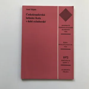 Českokrumlovská latinská škola v době rožmberské, Josef Hejnic