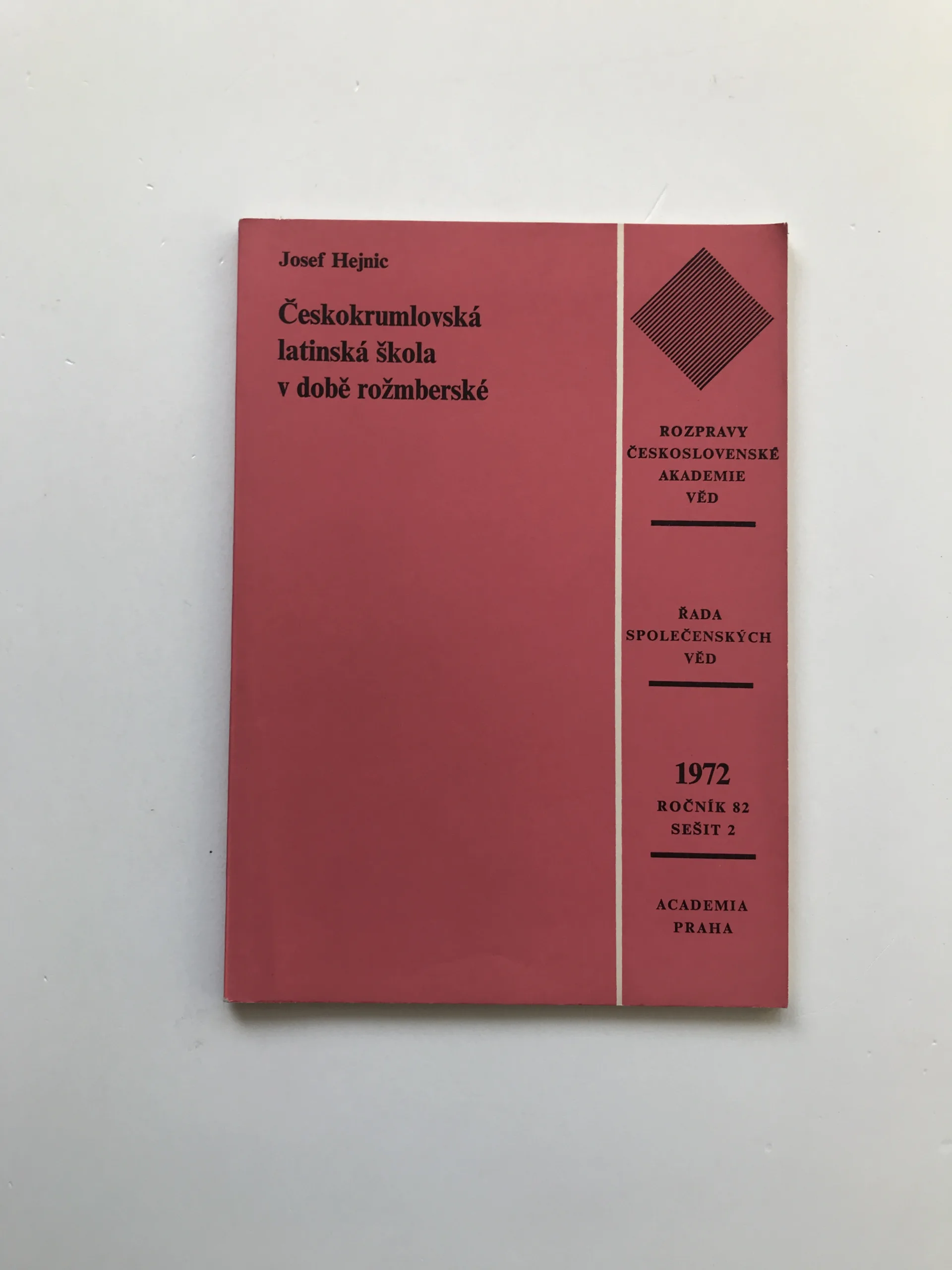 Českokrumlovská latinská škola v době rožmberské, Josef Hejnic