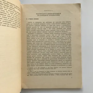 Vývoj českého exempla v době předhusitské (věnování autora), Eduard Petrů
