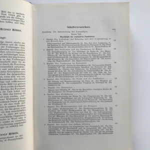 Lehrbuch der Physiologie des Menschen, Rudolf Höber