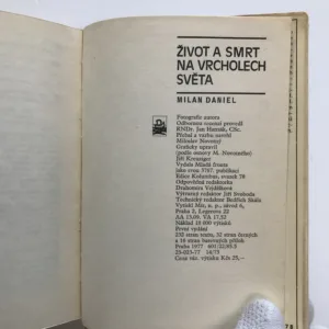 Život a smrt na vrcholech světa, Milan Daniel
