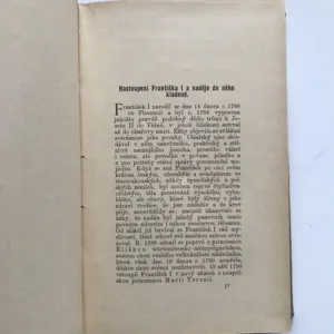 Panování císaře a krále Františka I., Justin V. Prášek