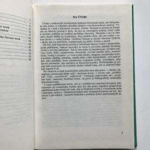 Aspekty literárneho textu, František Miko