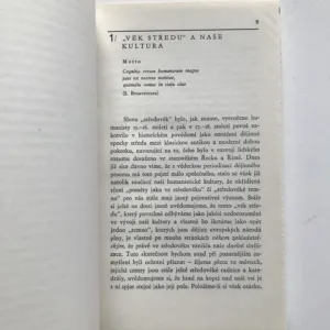 Kultura středověku (Několik pohledů do středověké kultury), Pavel Spunar, Jiří Kejř, Karel Stejskal, František Šmahel, Dušan Třeštík, Anežka Vidmanová