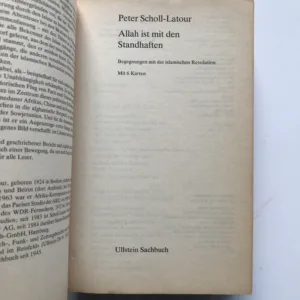 Allah ist mit den Standhaften (Begegnungen mit der islamischen Revolution), Peter Scholl-Latour