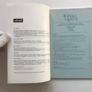 Demografie 2001/4 (Revue pro výzkum populačního vývoje), Jiřina Růžková, kolektiv autorů
