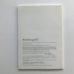 Demografie 2001/4 (Revue pro výzkum populačního vývoje), Jiřina Růžková, kolektiv autorů