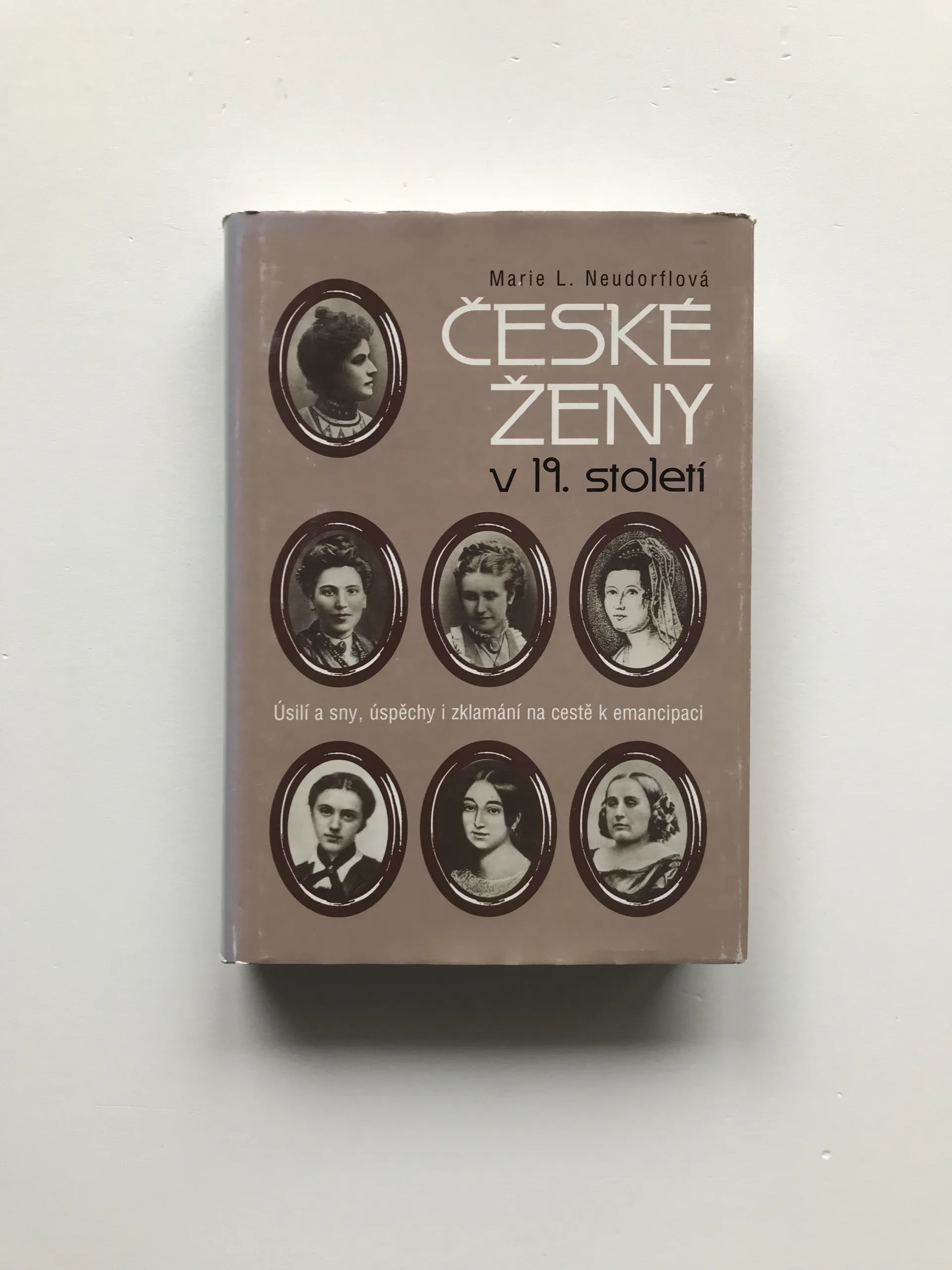 České ženy v 19. století – Úsilí a sny, úspěchy i zklamání na cestě k emancipaci (věnování autorky), Marie L. Neudorflová