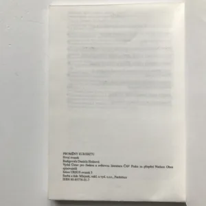 Proměny subjektu 1+2, Daniela Hodrová, kolektiv autorů