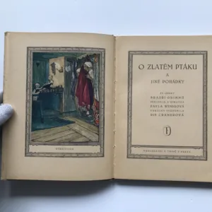 O zlatém ptáku a jiné pohádky, bratři Grimmové, Pavla Wenigová, Rie Cramerová