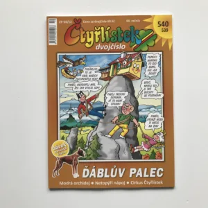 Čtyřlístek – Ďáblův palec – dvojčíslo 539-540 (19-20/12), Jaroslav Němeček, Jiří Poborák, Richard Svitalský, Slavomír Svitalský, Hana Lamková