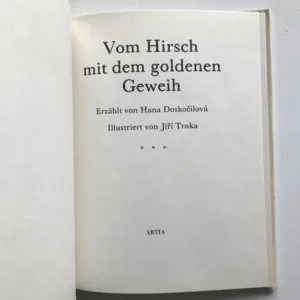 Vom Hirsch mit dem goldenen Geweih, Hana Doskočilová, Jiří Trnka