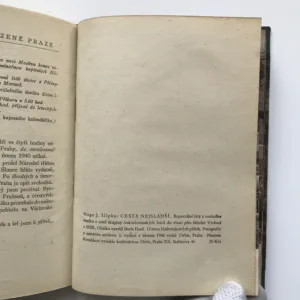 Cesta nejsladší (Reportážní črty z osobního deníku o cestě skupiny československých letců do vlastni přes Střední Východ a SSSR), Hugo J. Slípka