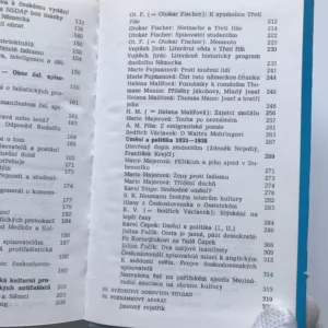Česká inteligence a protifašistická fronta (K bojům a svazkům třicátých let), Květa Hyršlová