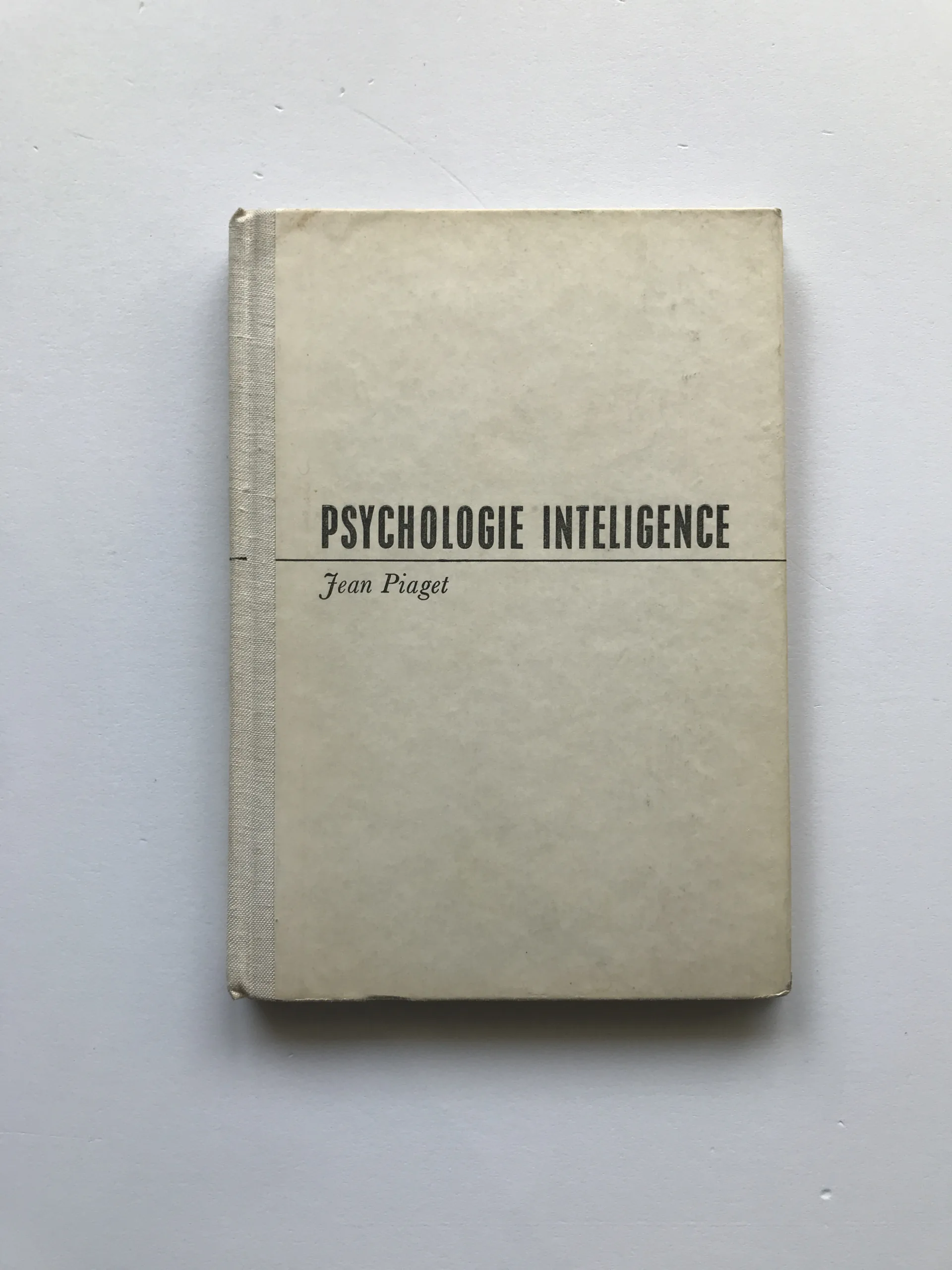 Psychologie inteligence, Jean Piaget