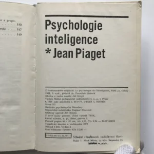 Psychologie inteligence, Jean Piaget